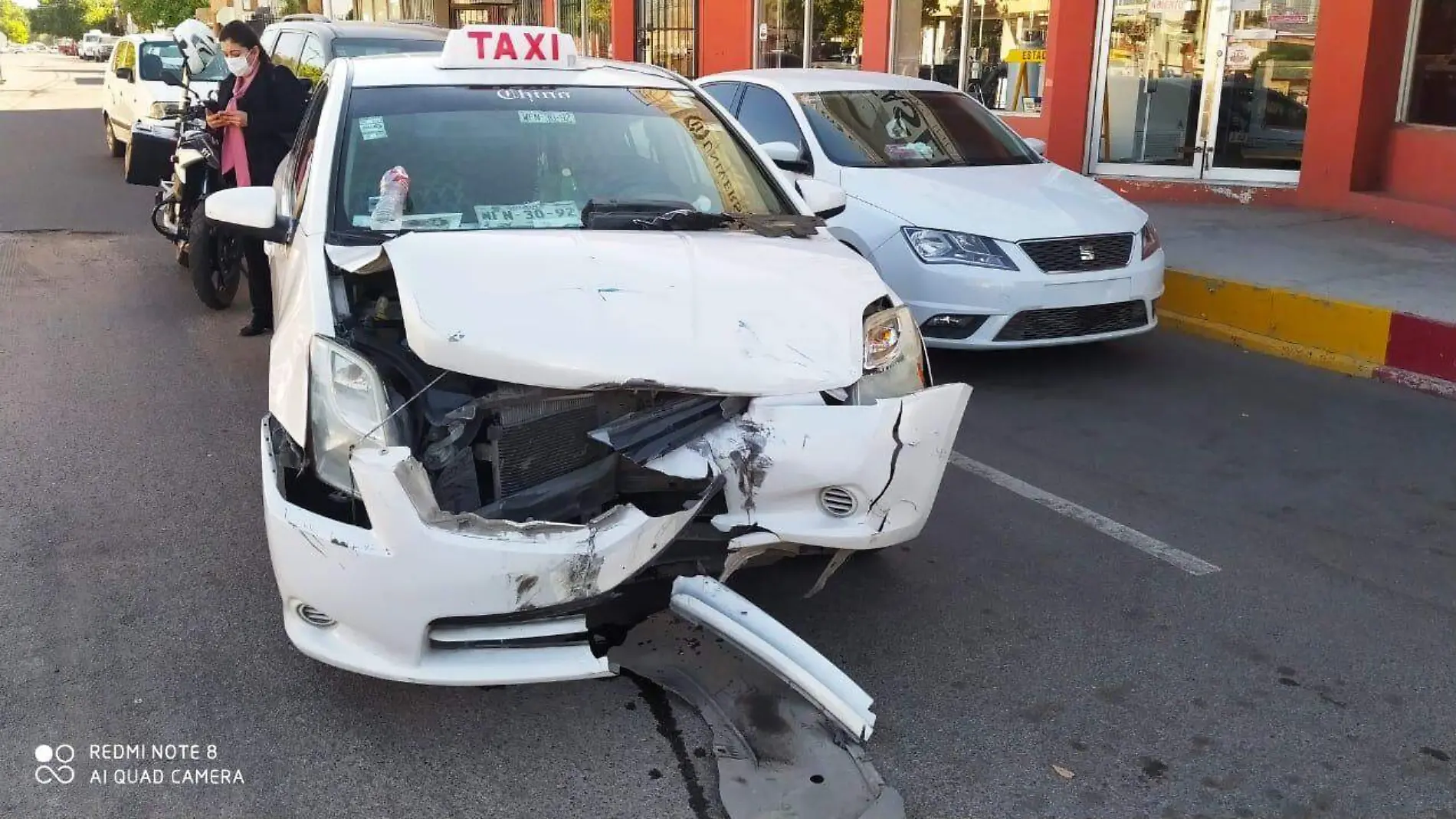 choque en Yáñez y Tamaulipas